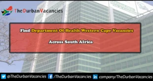 Department Of Health Western Cape Vacancies