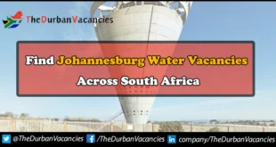 Johannesburg Water Vacancies