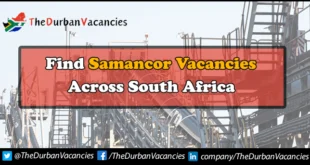 Samancor Vacancies