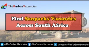 Sanparks Vacancies