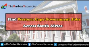 Western Cape Government Job