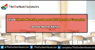 North West Department Of Education Vacancies